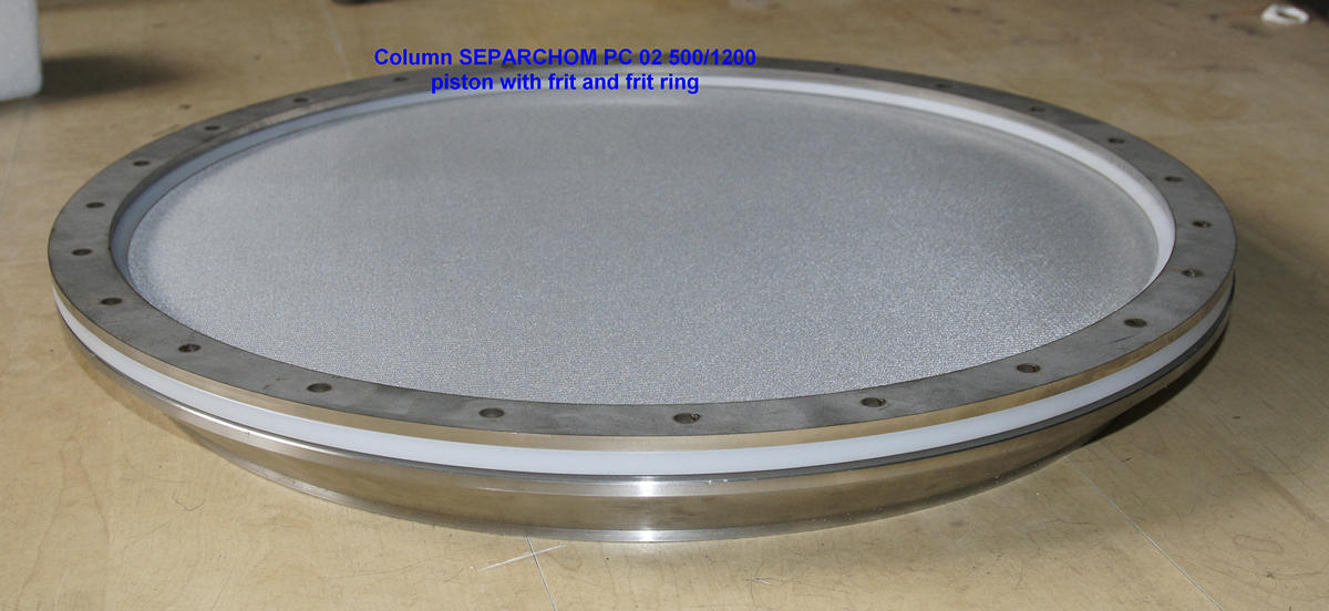 SEPARCHROM PC02 500/1200 PISTON WITH FRIT AND FRIT RING
